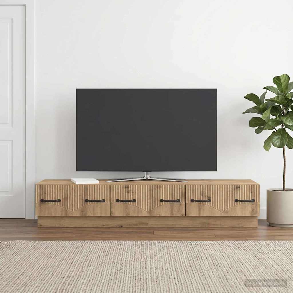 TV-skab 147 x 34,5 x 27 cm Artisan-eg Konstrueret træ