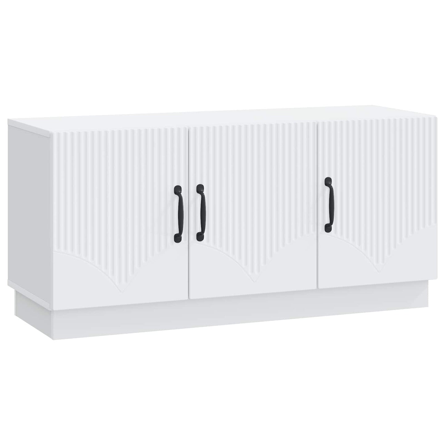 TV-skab Hvid 99 x 34,5 x 47 cm Konstrueret træ