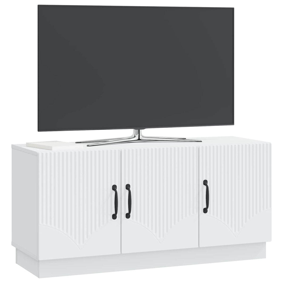 TV-skab Hvid 99 x 34,5 x 47 cm Konstrueret træ