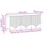 TV-skab Hvid 99 x 34,5 x 47 cm Konstrueret træ