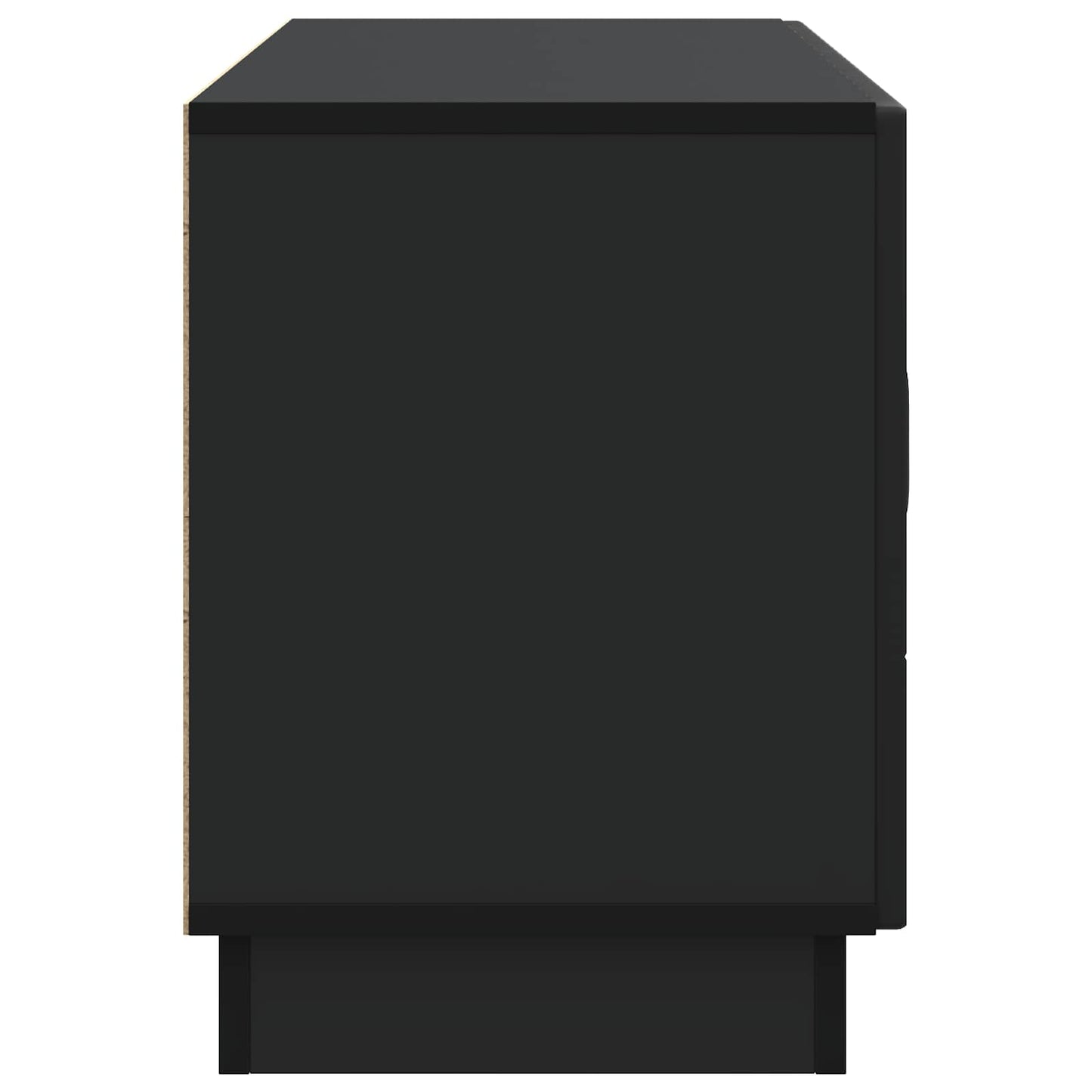 TV-skab Sort 99 x 34,5 x 47 cm Konstrueret træ