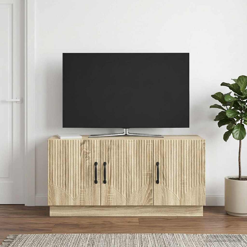 TV-skab Sonoma-eg 99 x 34,5 x 47 cm Konstrueret træ