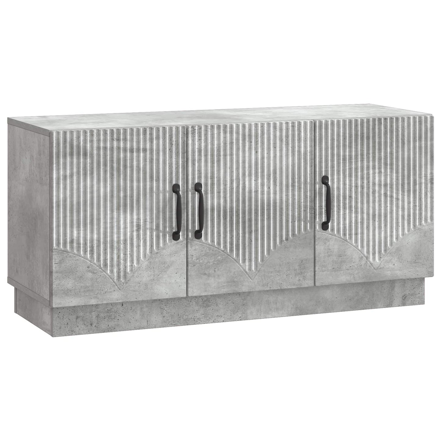 TV-skab Betongrå 99 x 34,5 x 47 cm Konstrueret træ