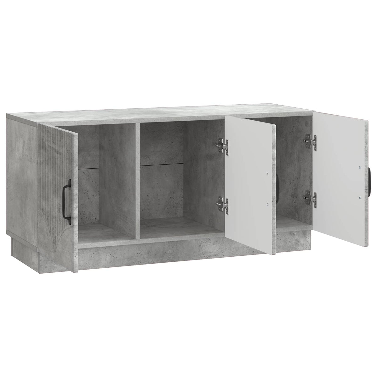 TV-skab Betongrå 99 x 34,5 x 47 cm Konstrueret træ