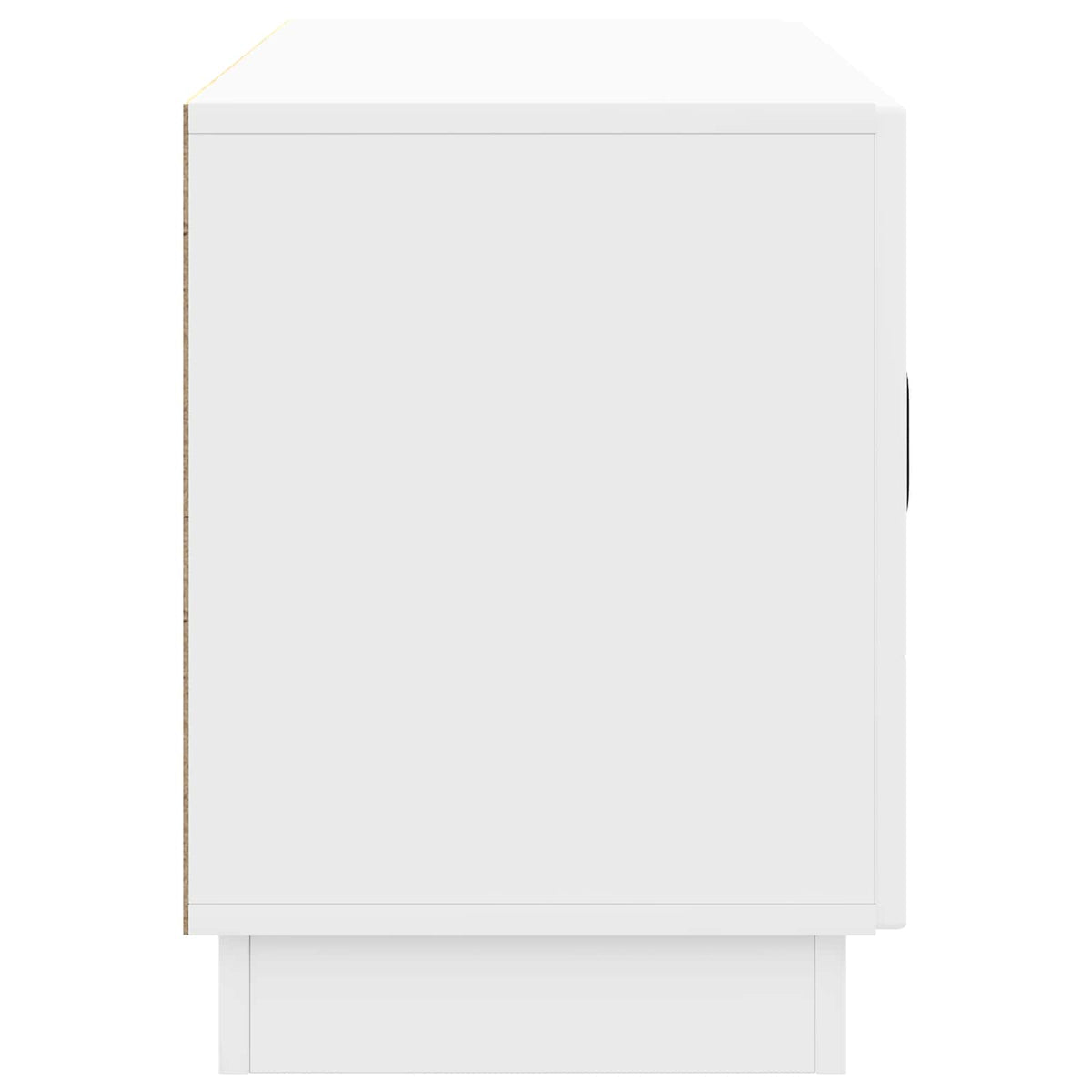 TV-skab Hvid højglans 99 x 34,5 x 47 cm Konstrueret træ