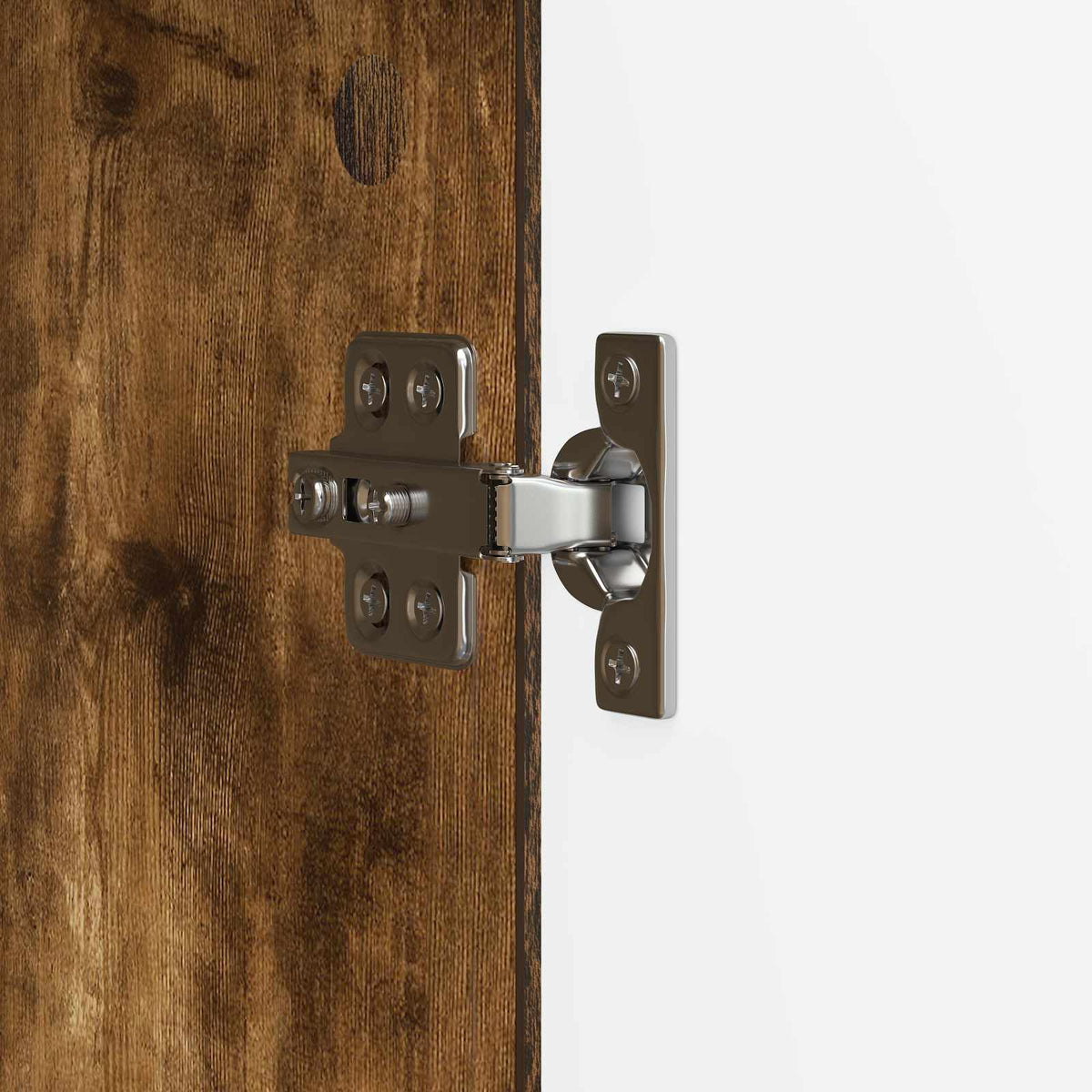 TV-skab Røget eg 99 x 34,5 x 47 cm Konstrueret træ