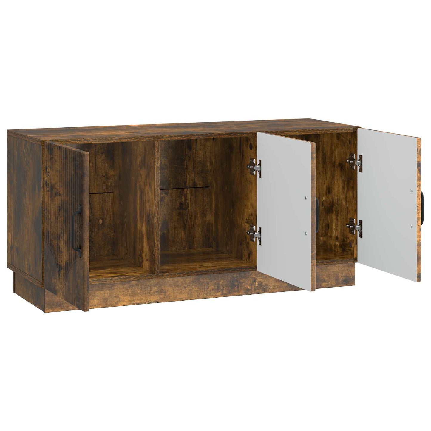 TV-skab Røget eg 99 x 34,5 x 47 cm Konstrueret træ