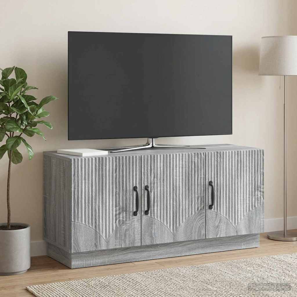 TV-skab Grå sonoma-eg 99 x 34,5 x 47 cm Konstrueret træ