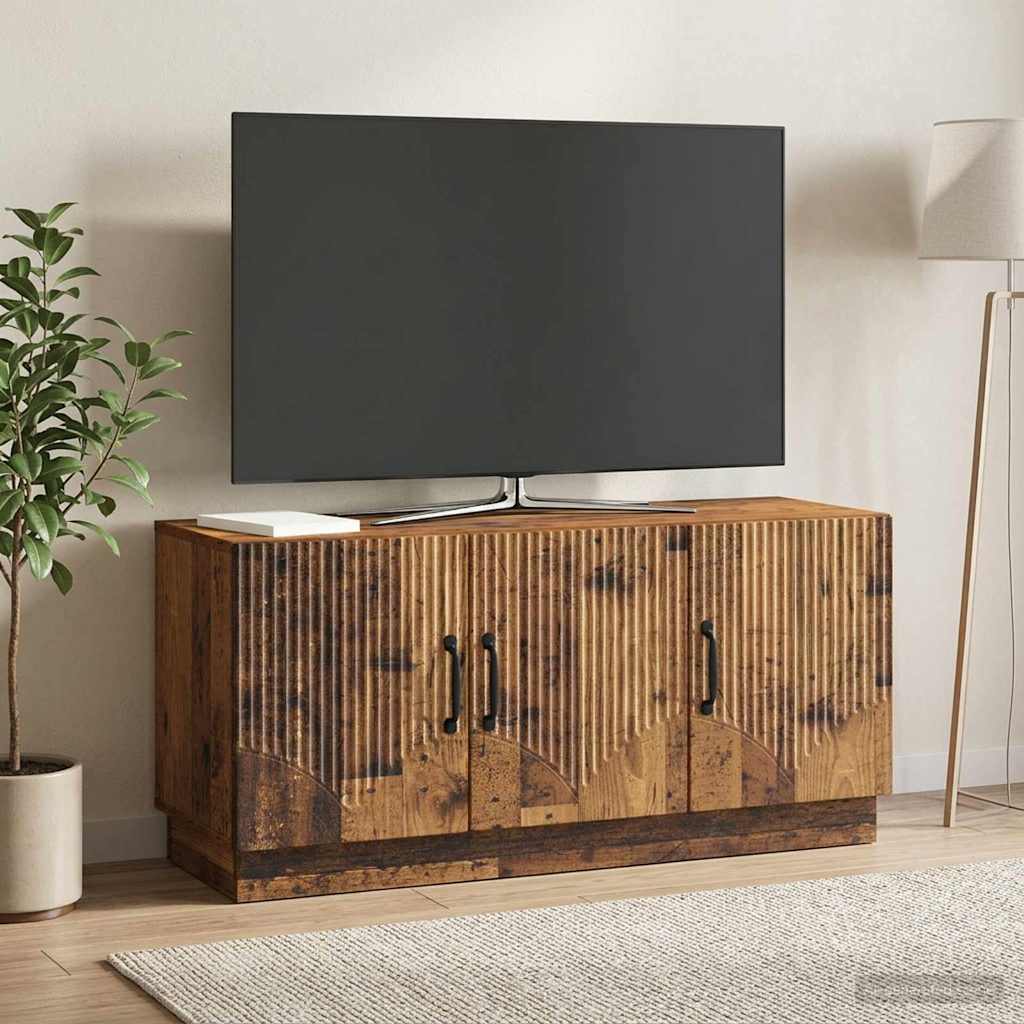 TV-skab Gammelt træ 99 x 34,5 x 47 cm Konstrueret træ