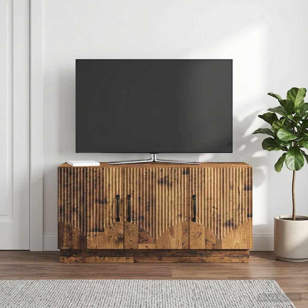 TV-skab Gammelt træ 99 x 34,5 x 47 cm Konstrueret træ