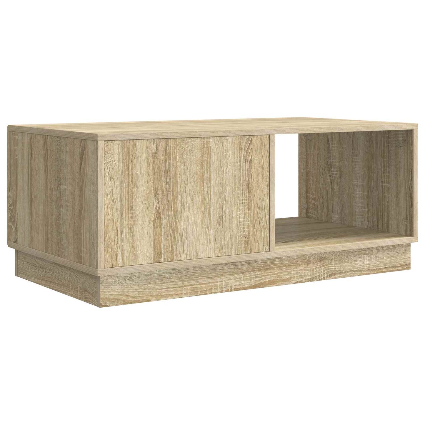 Sofabord Sonoma-eg 90 x 50 x 37 cm Konstrueret træ