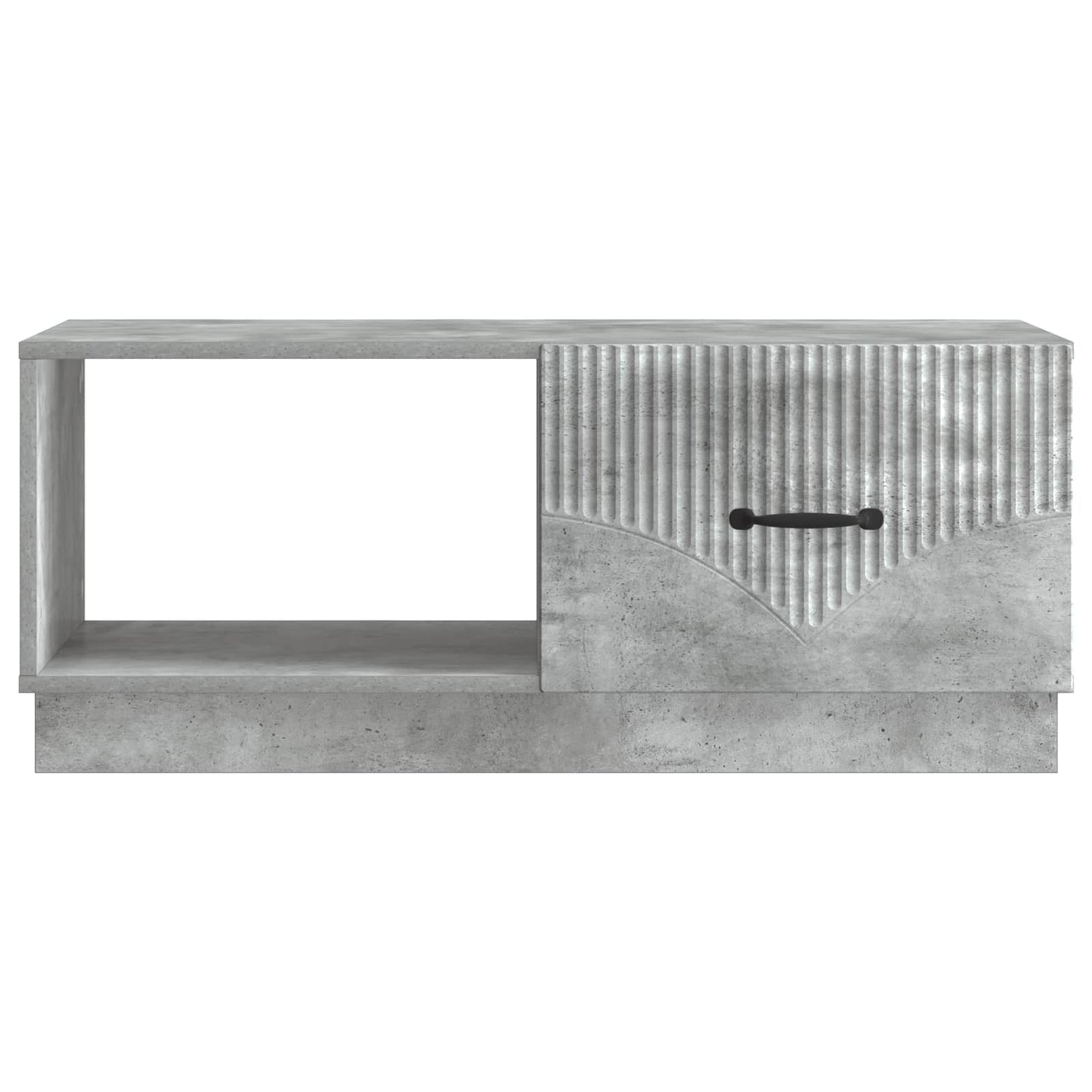 Sofabord Betongrå 90 x 50 x 37 cm Konstrueret træ