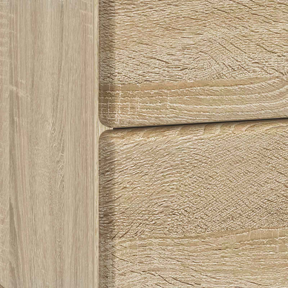 Natskab 2 stk. Sonoma-eg 43 x 34,5 x 47,5 cm Konstrueret træ
