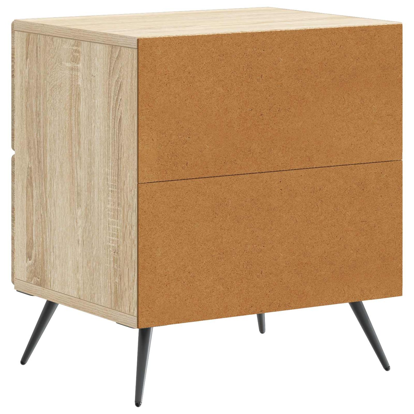 Natskab 2 stk. Sonoma-eg 43 x 34,5 x 47,5 cm Konstrueret træ