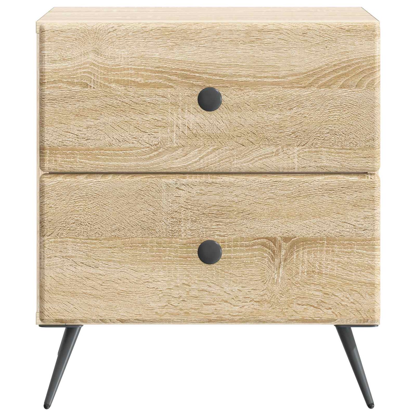 Natskab 2 stk. Sonoma-eg 43 x 34,5 x 47,5 cm Konstrueret træ