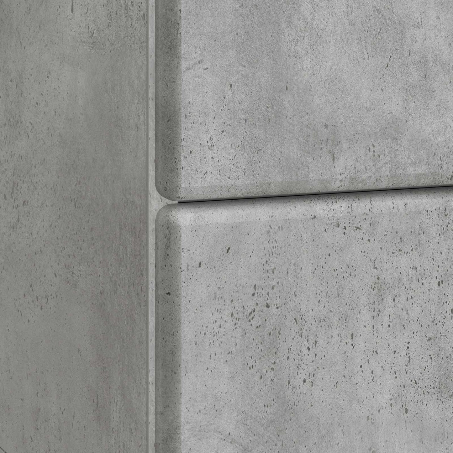 Natskab Betongrå 43 x 34,5 x 47,5 cm Konstrueret træ