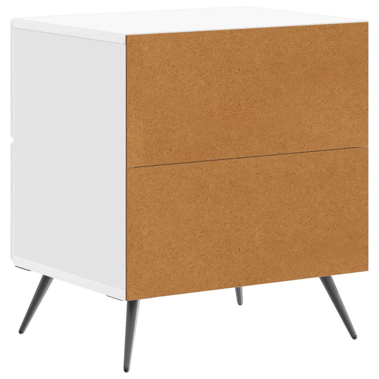 Natskab Hvid højglans 43 x 34,5 x 47,5 cm Konstrueret træ