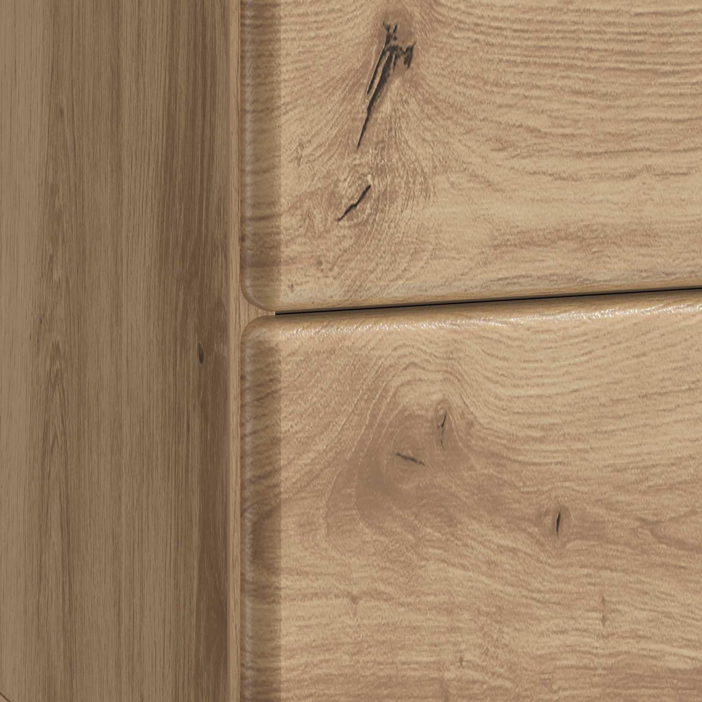 Natskab 2 stk. Artisan-eg 43 x 34,5 x 47,5 cm Konstrueret træ