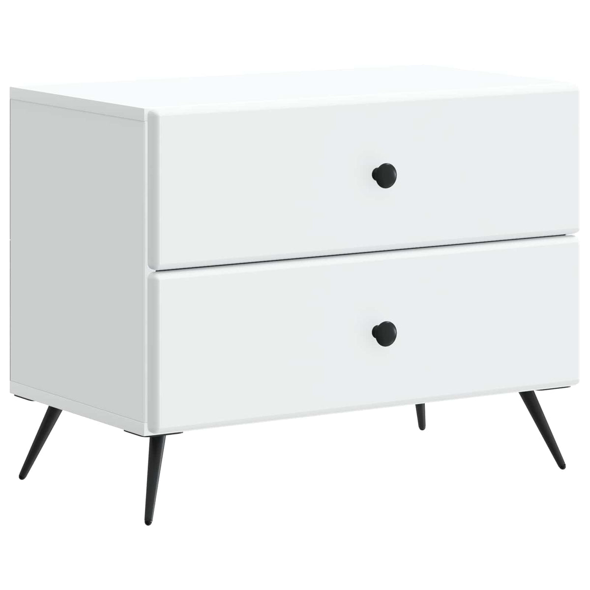 Natskab med skuffe Hvid 62 x 34,5 x 47,5 cm Konstrueret træ