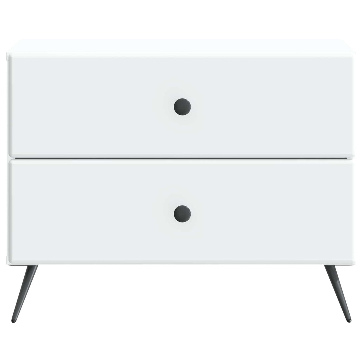 Natskab med skuffe Hvid 62 x 34,5 x 47,5 cm Konstrueret træ