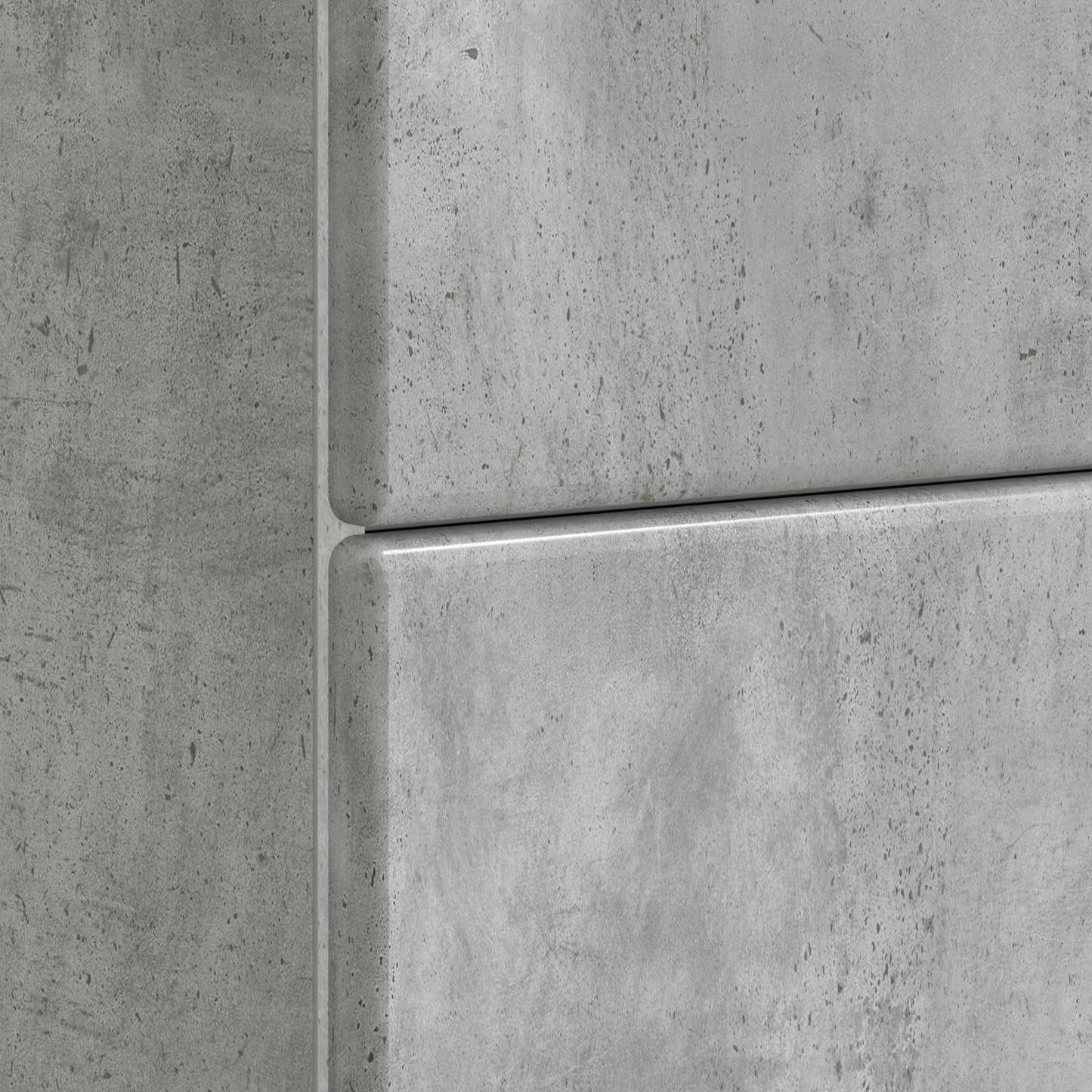 Natskab Betongrå 62 x 34,5 x 47,5 cm Konstrueret træ