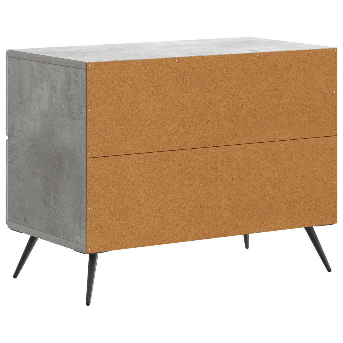 Natskab Betongrå 62 x 34,5 x 47,5 cm Konstrueret træ