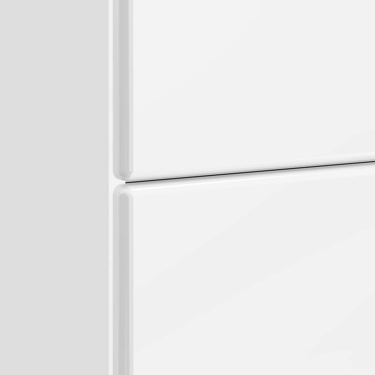 Natskab Hvid højglans 62 x 34,5 x 47,5 cm Konstrueret træ