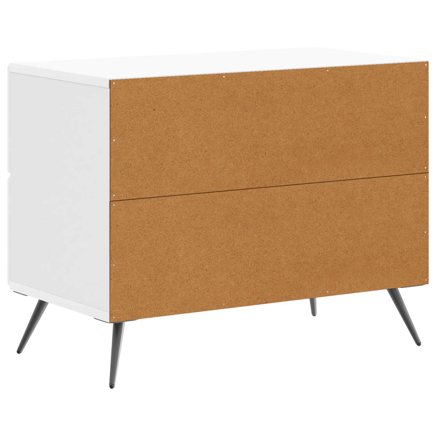 Natskab Hvid højglans 62 x 34,5 x 47,5 cm Konstrueret træ