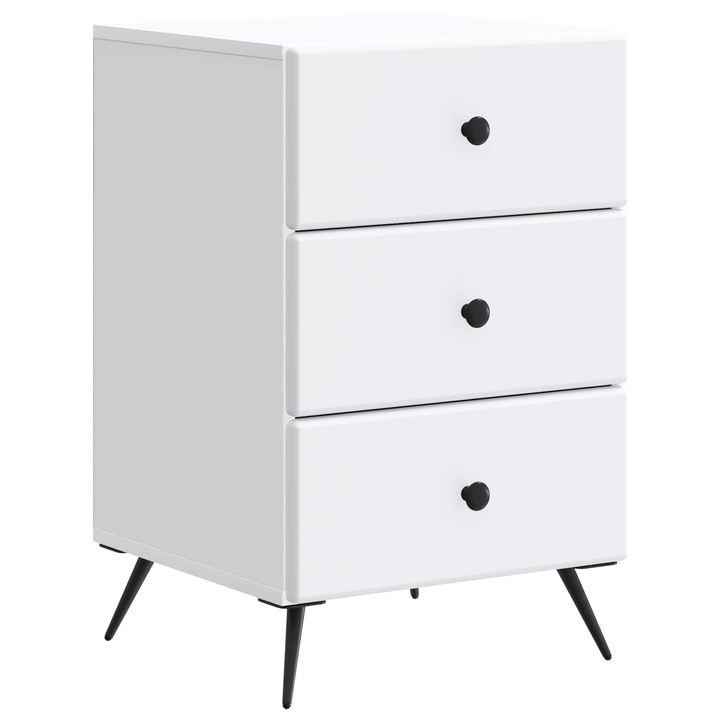 Natskab med skuffe Hvid 43 x 41 x 66,5 cm Konstrueret træ