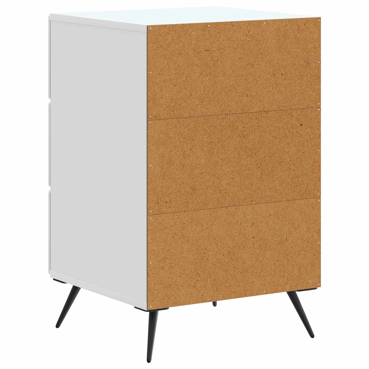 Natskab med skuffe Hvid 43 x 41 x 66,5 cm Konstrueret træ