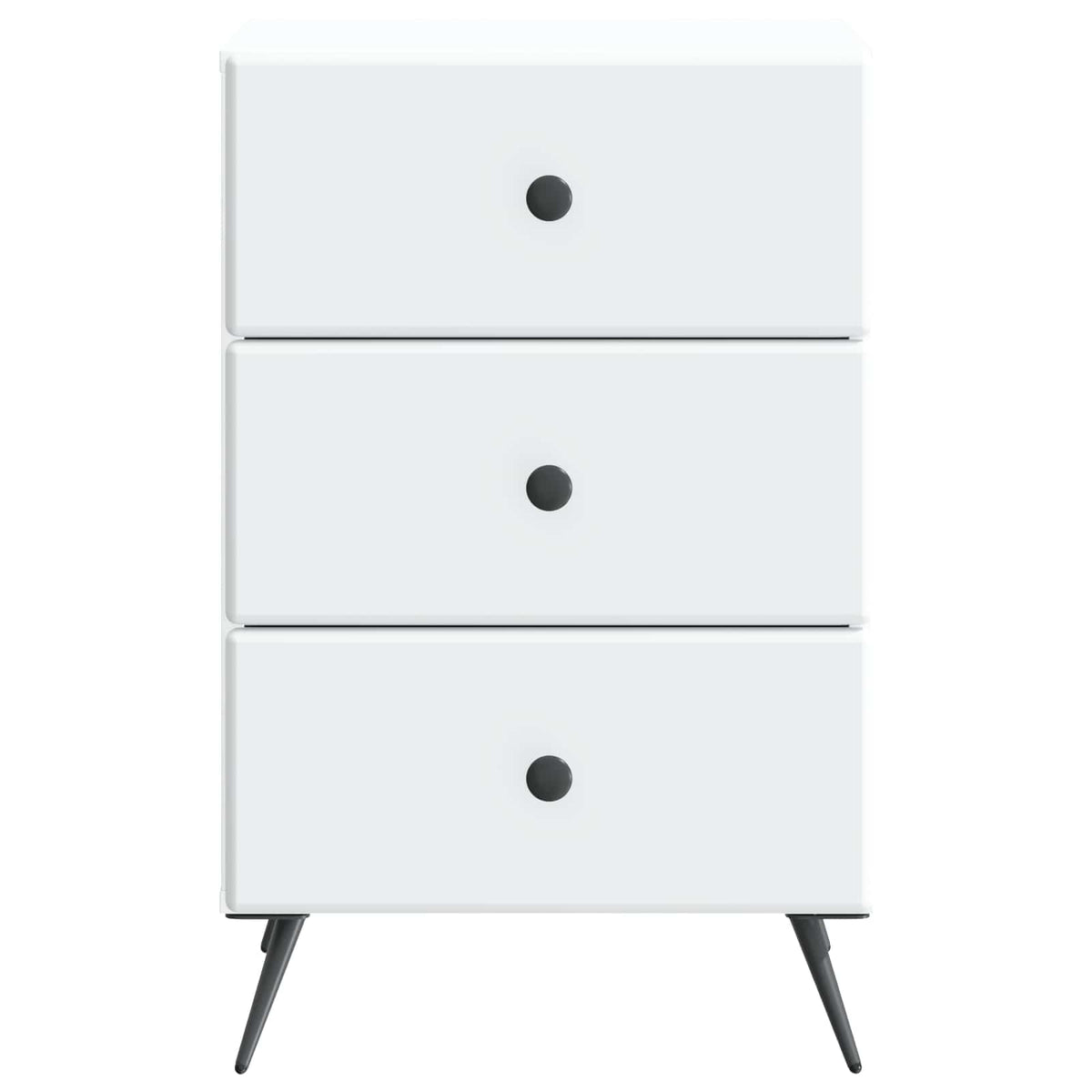 Natskab med skuffe Hvid 43 x 41 x 66,5 cm Konstrueret træ