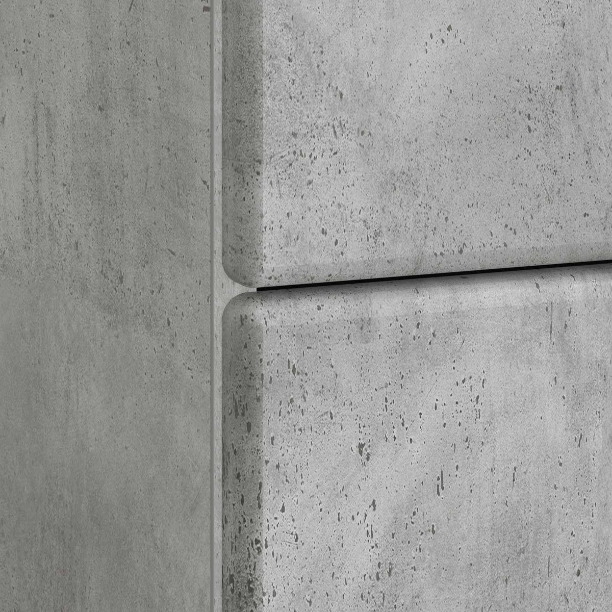 Natskab Betongrå 43 x 41 x 66,5 cm Konstrueret træ
