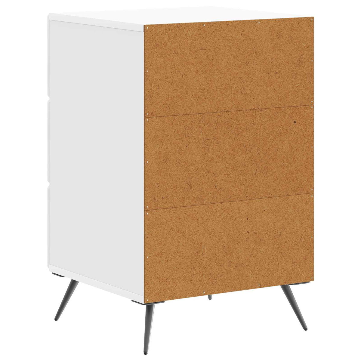 Natskab Hvid højglans 43 x 41 x 66,5 cm Konstrueret træ