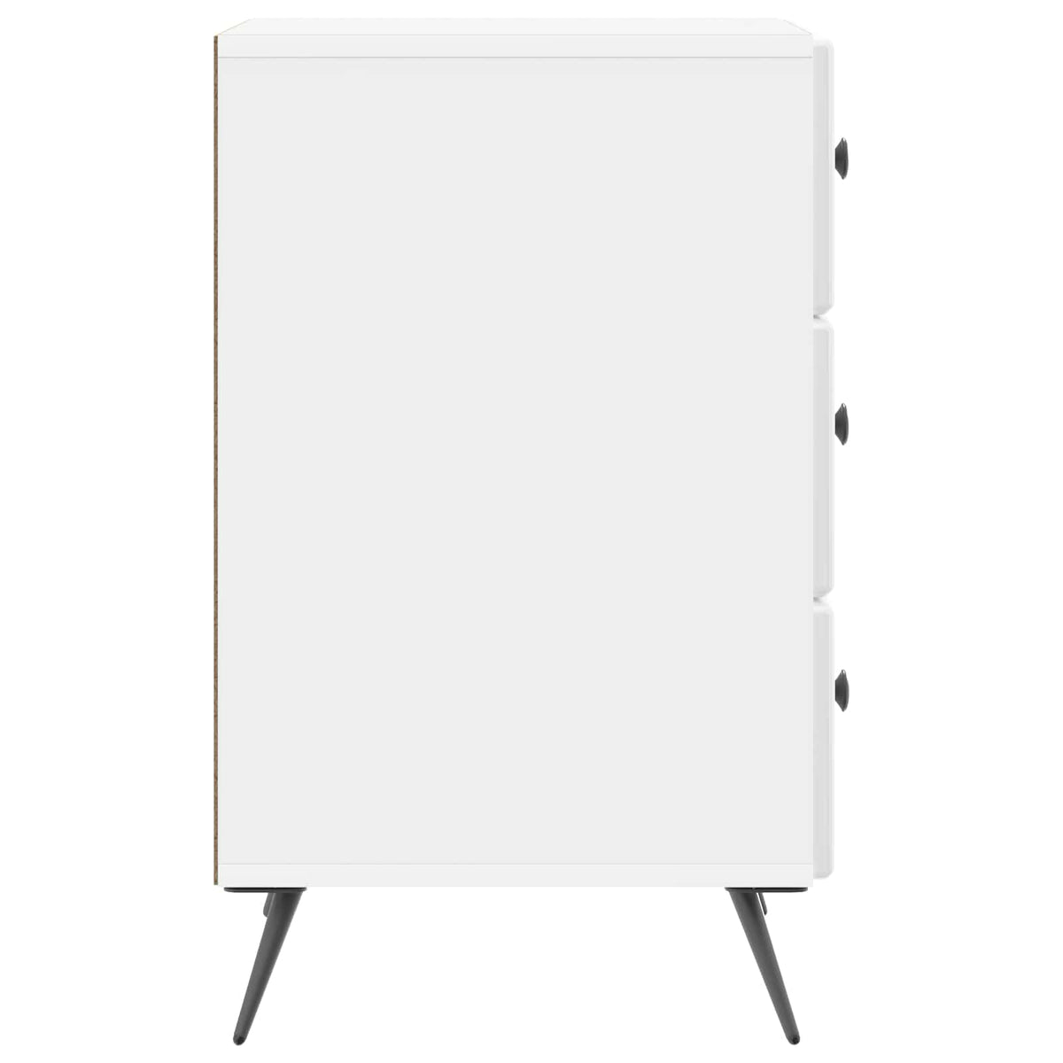 Natskab Hvid højglans 43 x 41 x 66,5 cm Konstrueret træ