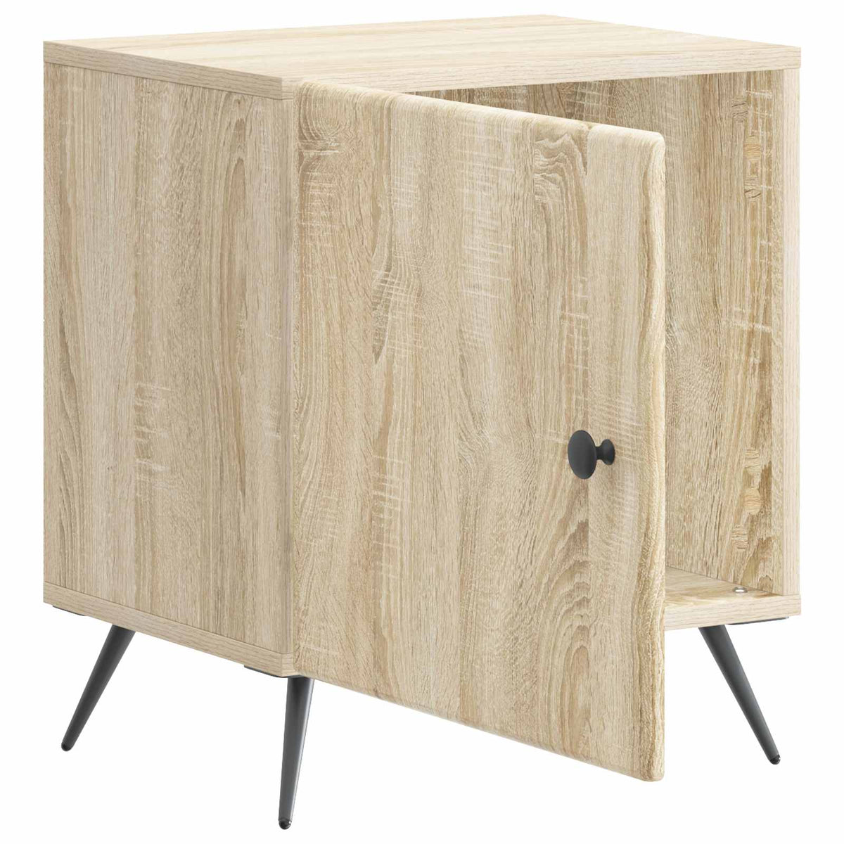 Natskab 2 stk. Sonoma-eg 43 x 34,5 x 50 cm Konstrueret træ