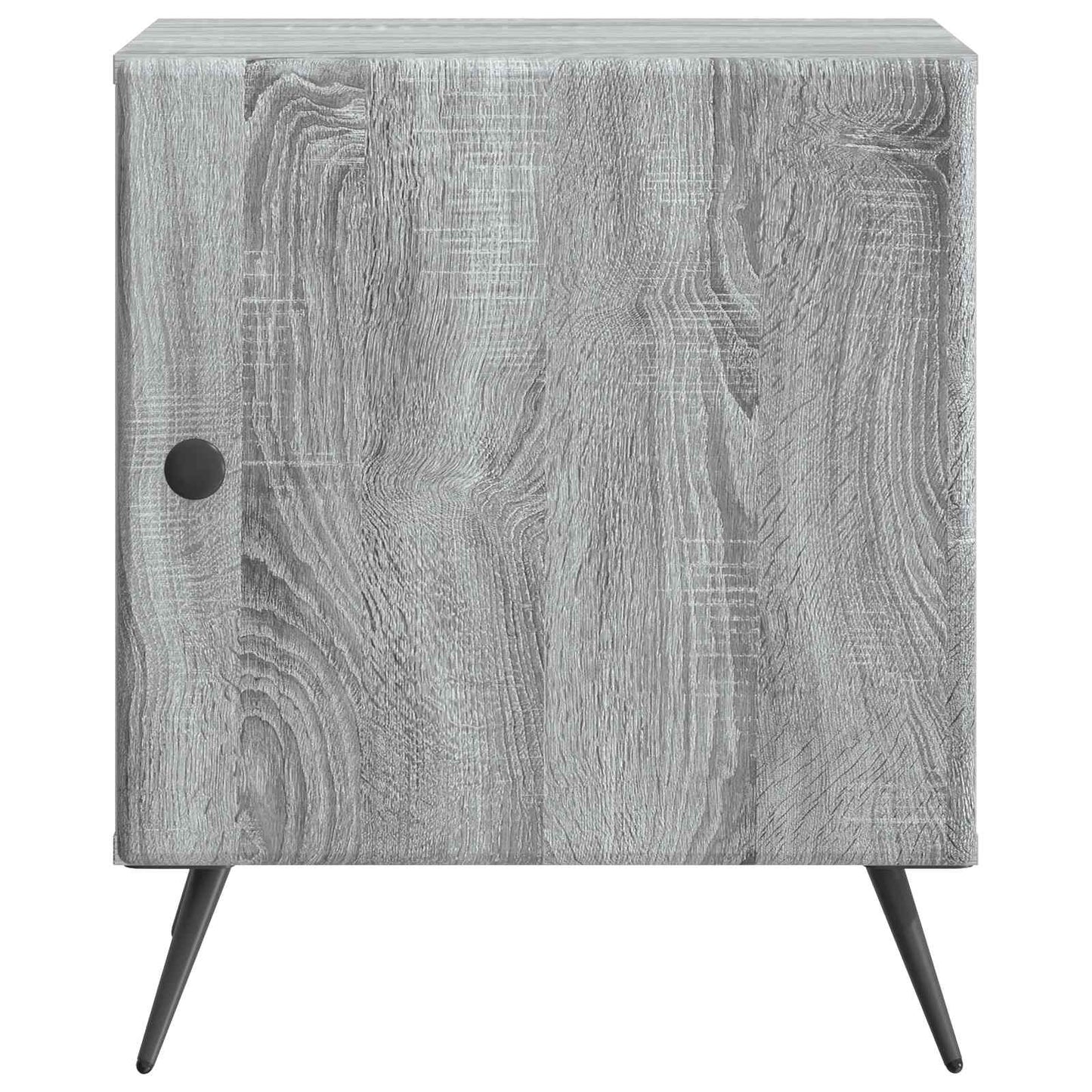 Natskab 2 stk. Grå sonoma-eg 43 x 34,5 x 50 cm Konstrueret træ