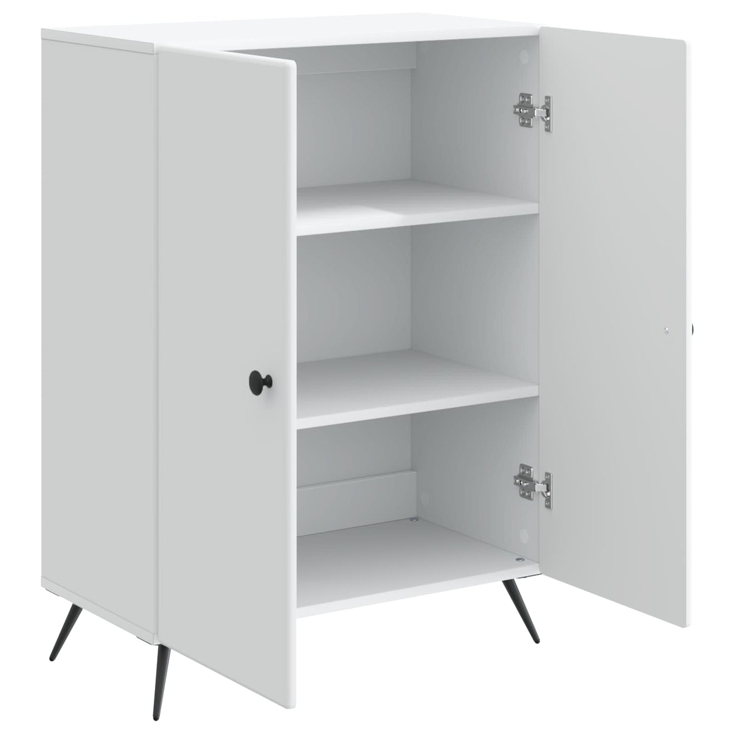 Sideboard Hvid 66 x 34,5 x 90 cm Konstrueret træ
