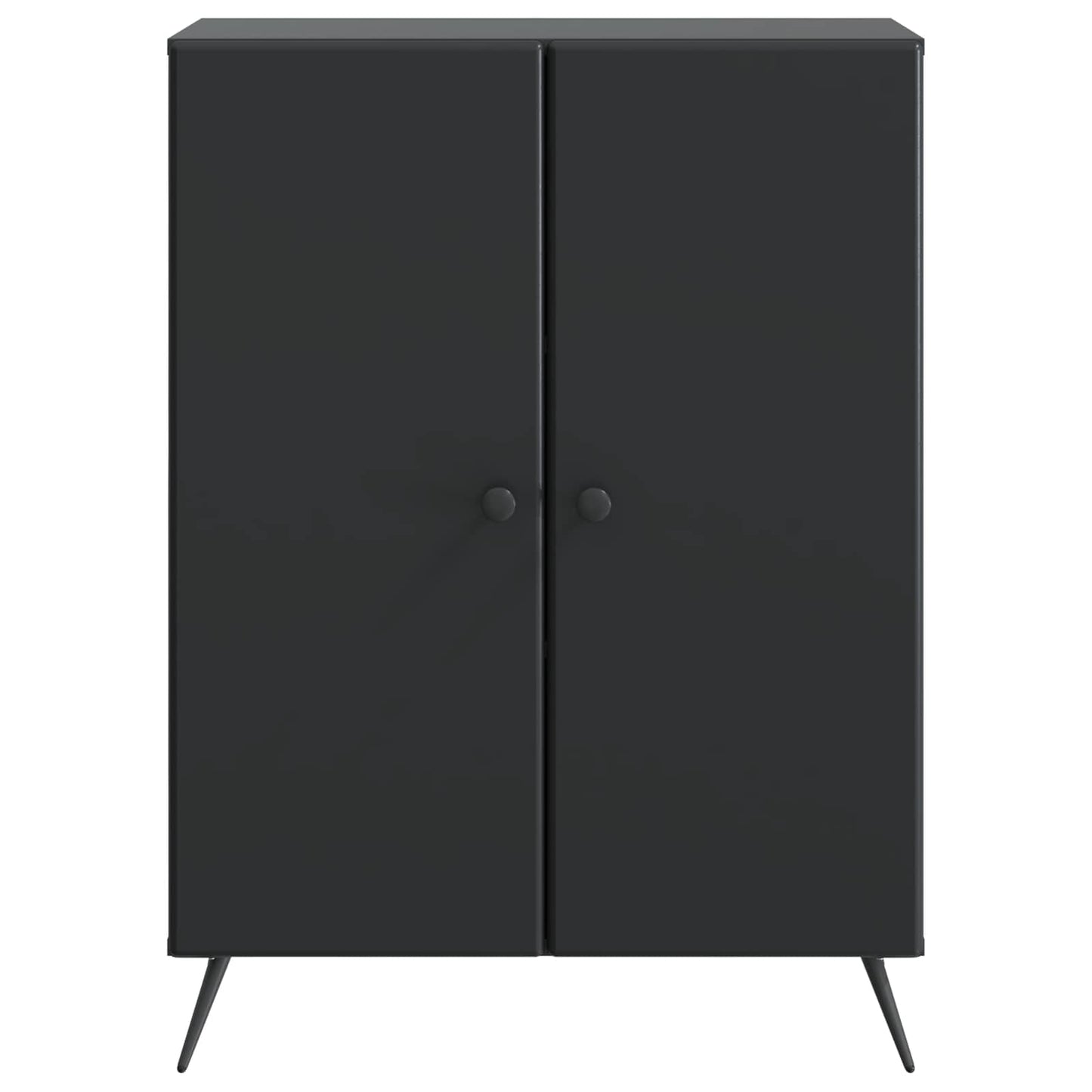 Sideboard Sort 66 x 34,5 x 90 cm Konstrueret træ