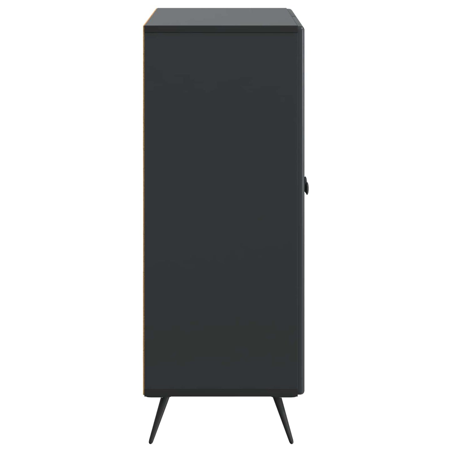 Sideboard Sort 66 x 34,5 x 90 cm Konstrueret træ