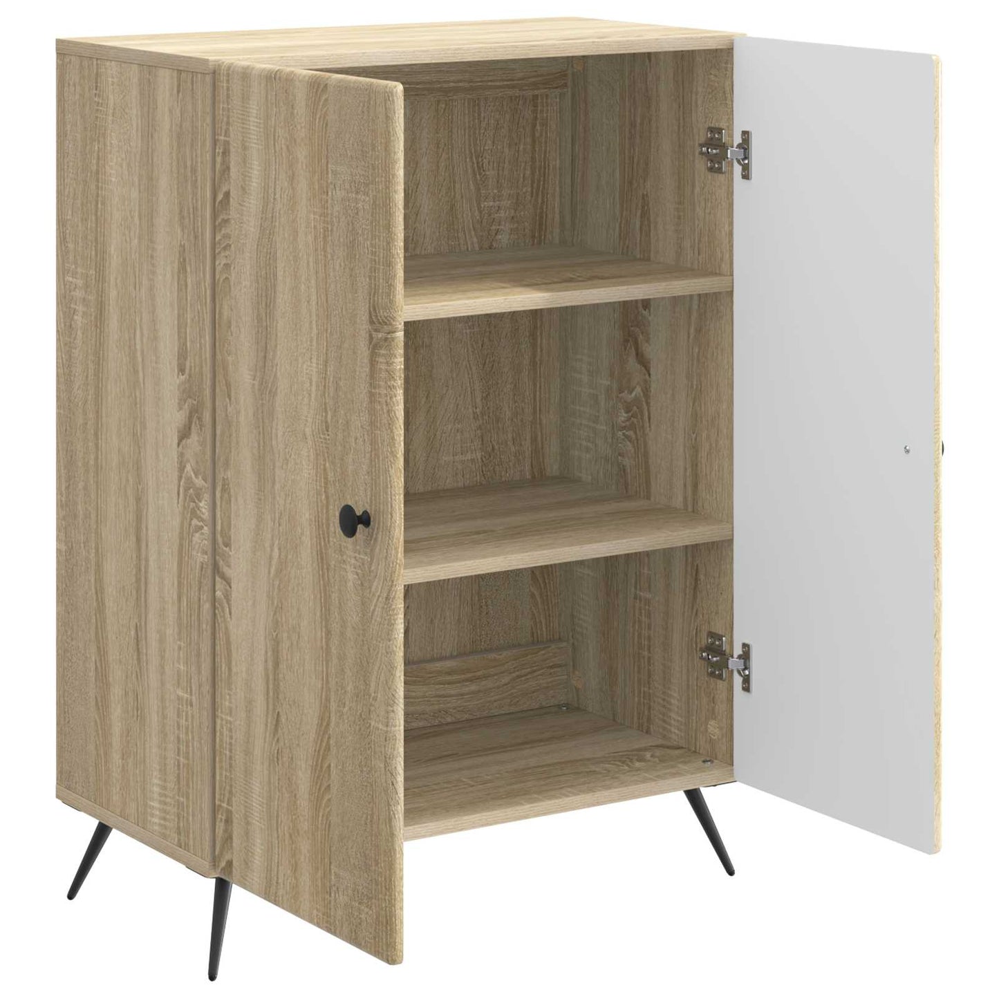 Sideboard Sonoma-eg 66 x 34,5 x 90 cm Konstrueret træ