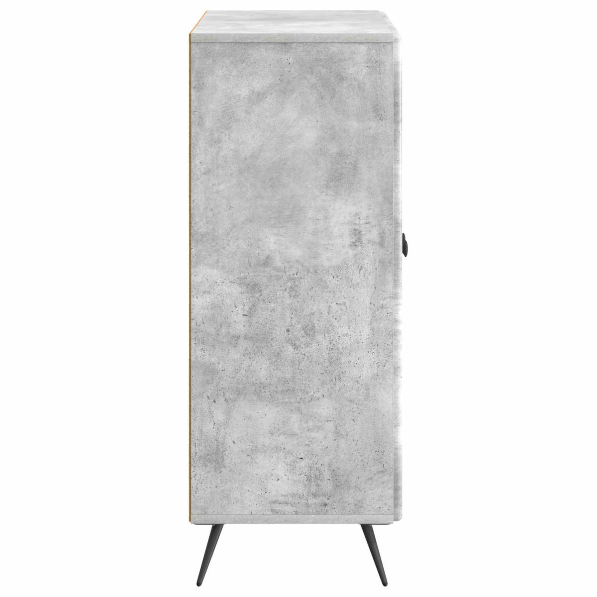 Sideboard Betongrå 66 x 34,5 x 90 cm Konstrueret træ