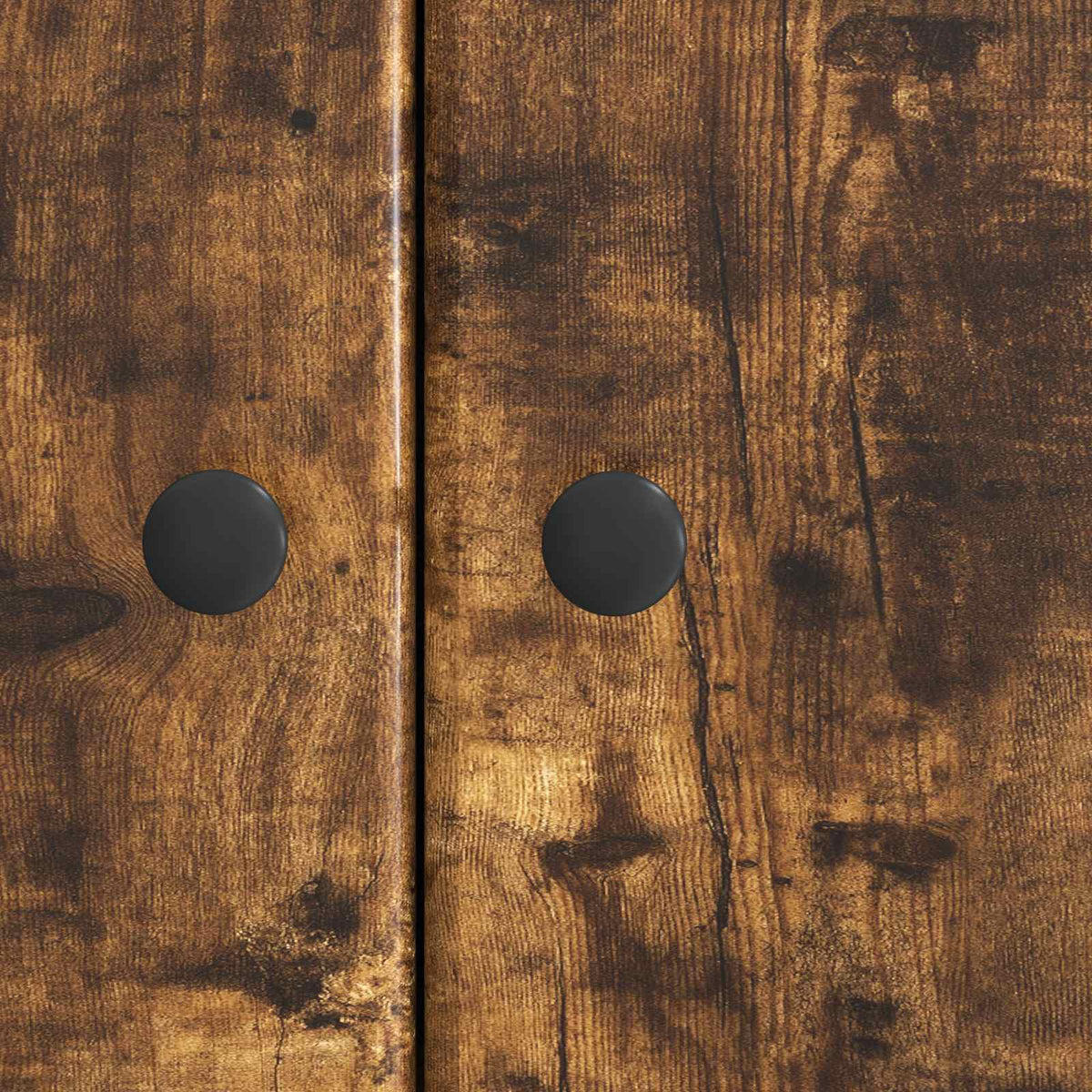 Sideboard Røget eg 66 x 34,5 x 90 cm Konstrueret træ