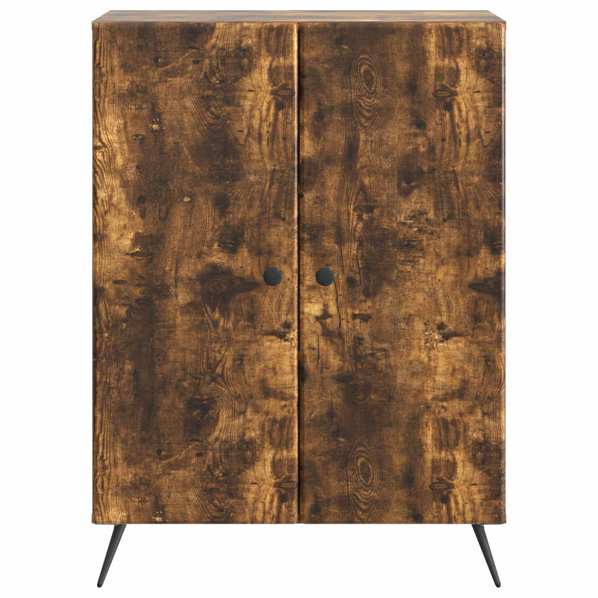 Sideboard Røget eg 66 x 34,5 x 90 cm Konstrueret træ