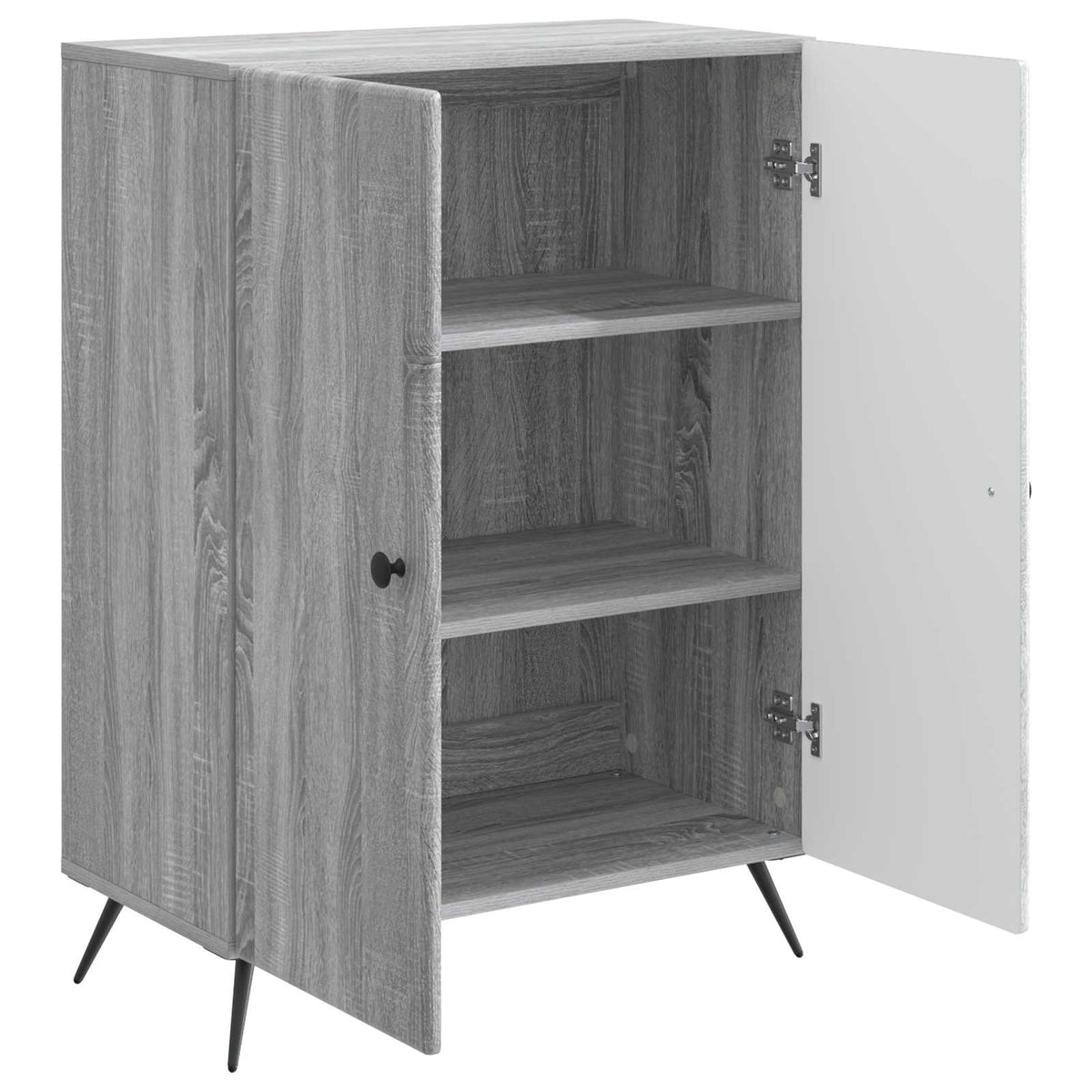 Sideboard Grå sonoma-eg 66 x 34,5 x 90 cm Konstrueret træ