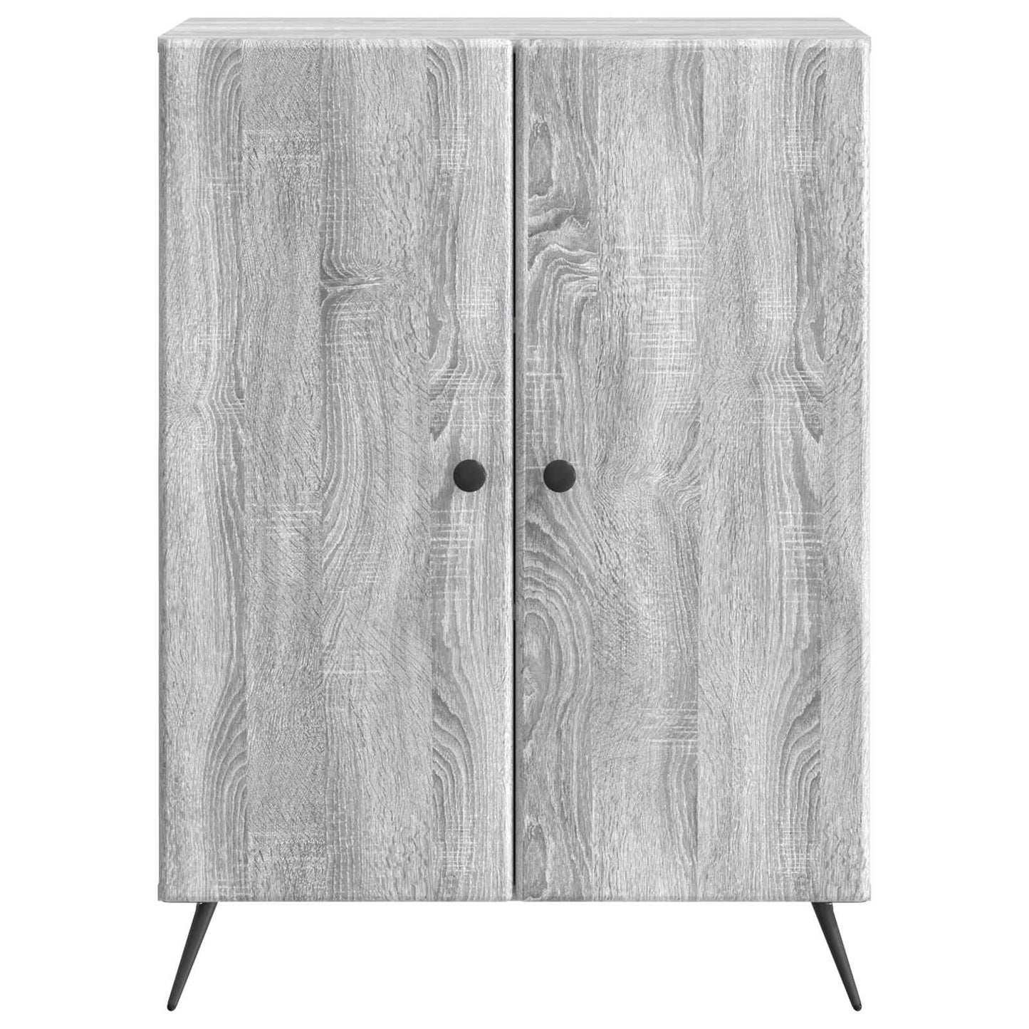 Sideboard Grå sonoma-eg 66 x 34,5 x 90 cm Konstrueret træ
