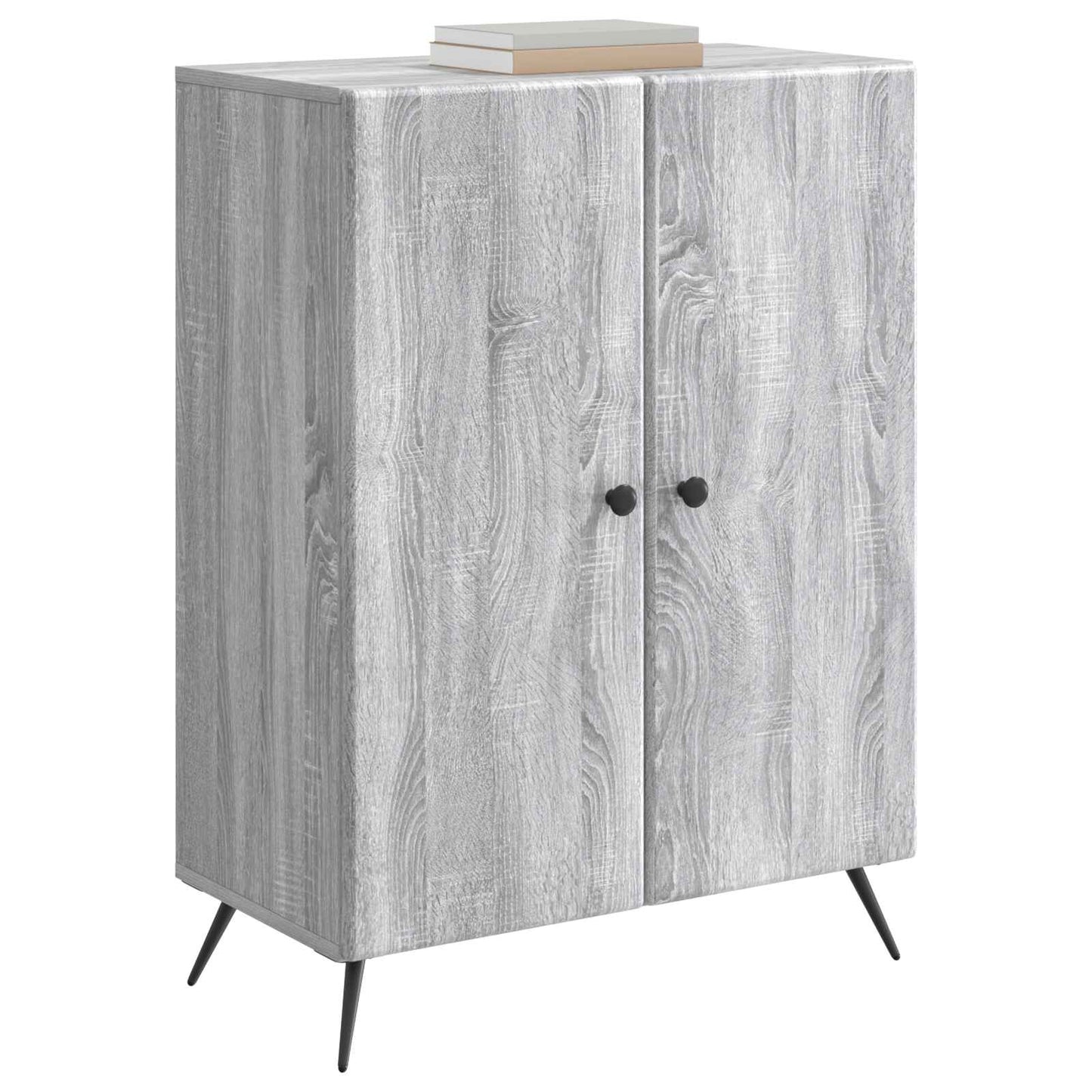 Sideboard Grå sonoma-eg 66 x 34,5 x 90 cm Konstrueret træ