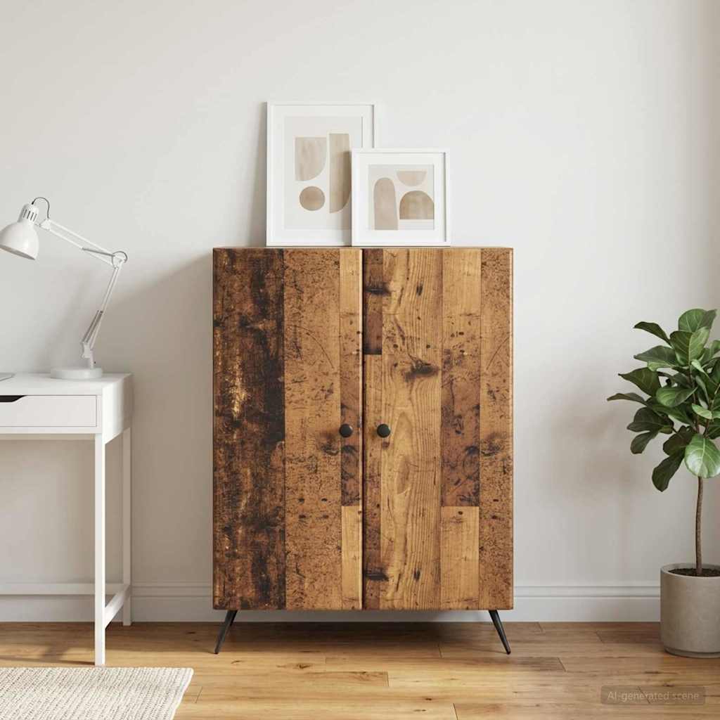 Sideboard Gammelt træ 66 x 34,5 x 90 cm Konstrueret træ