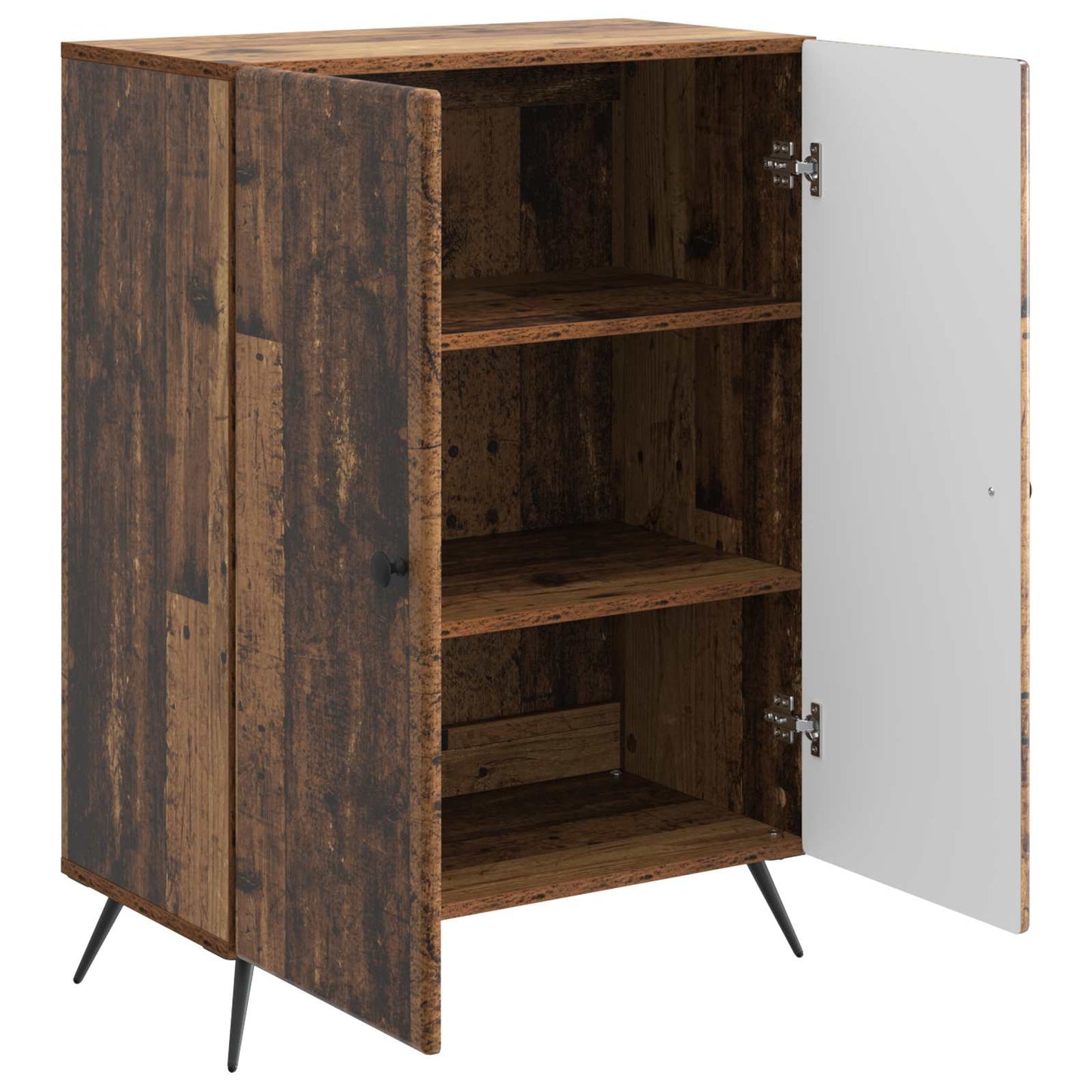 Sideboard Gammelt træ 66 x 34,5 x 90 cm Konstrueret træ