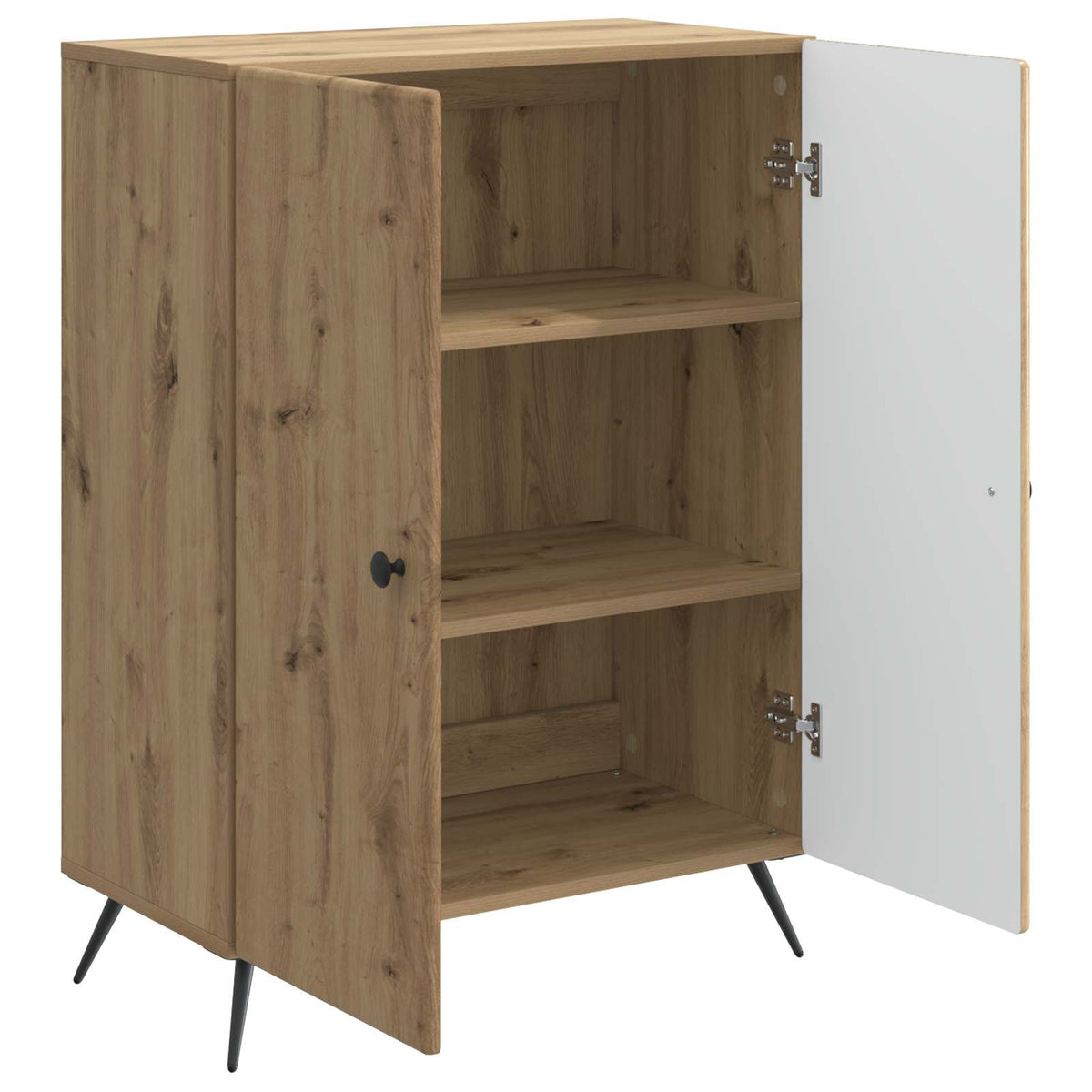 Sideboard Artisan-eg 66 x 34,5 x 90 cm Konstrueret træ