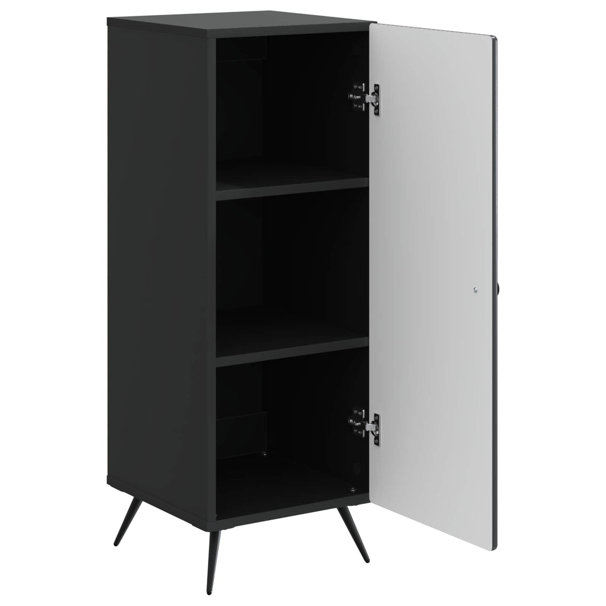 Sideboard Sort 33 x 34,5 x 90 cm Konstrueret træ